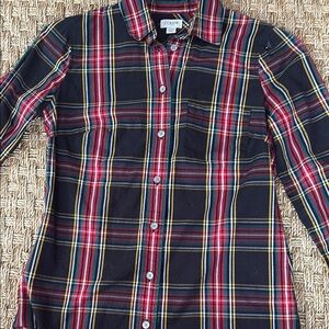 J. Crew Women’s Plaid Shirt - Red and Black